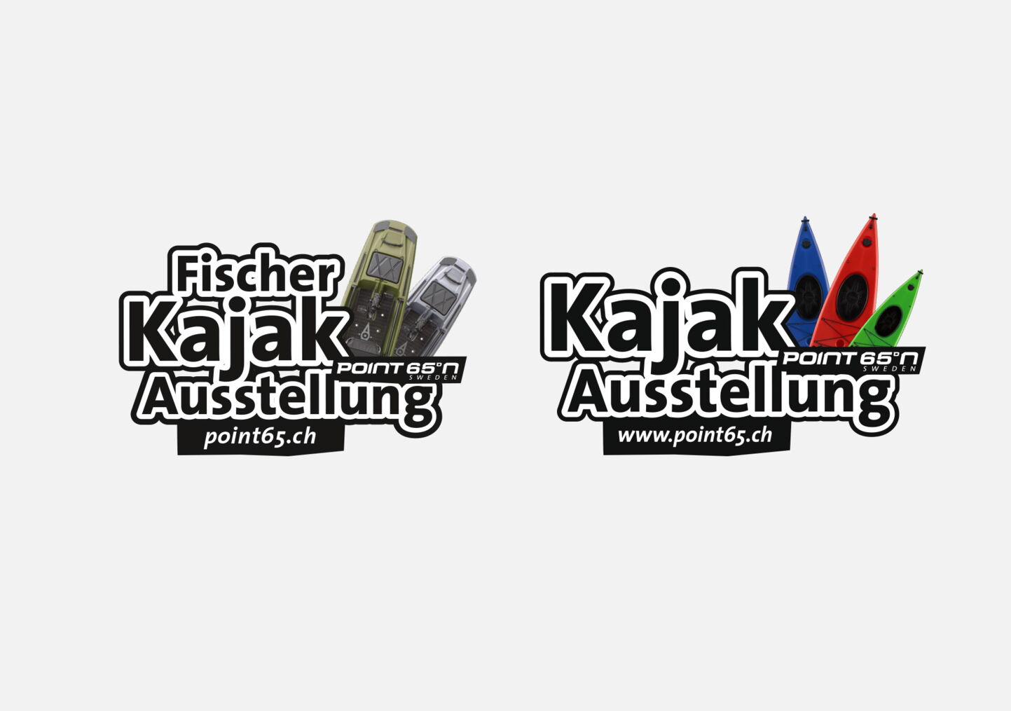 Logos Kajak-Ausstellung