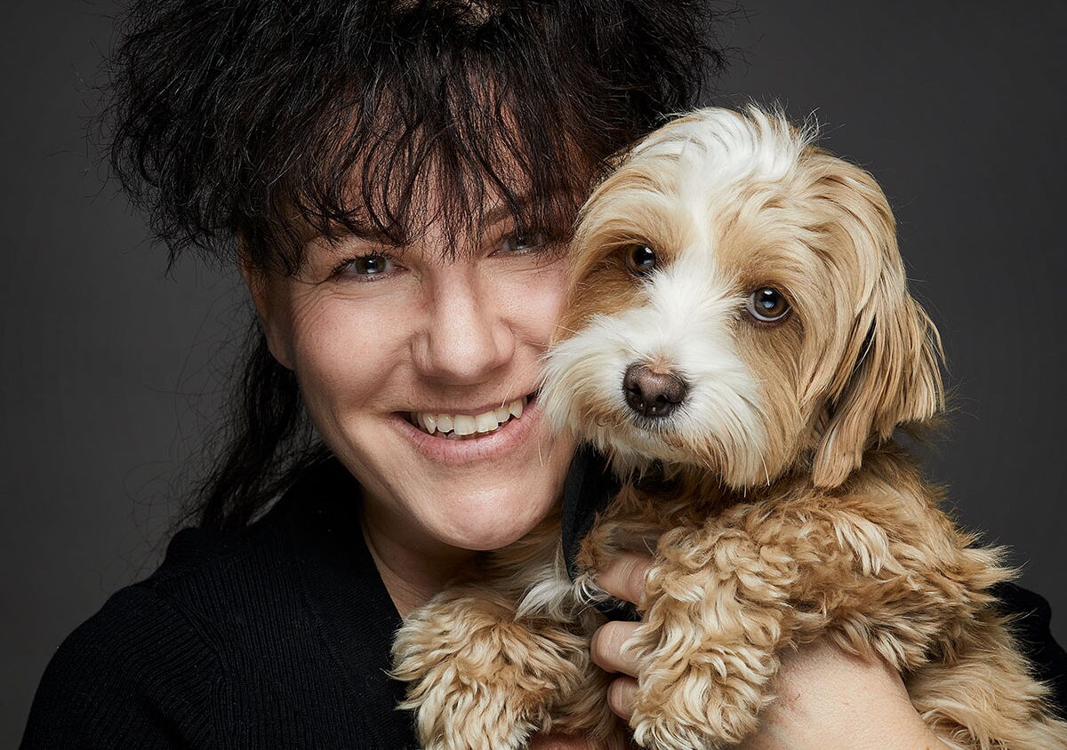 Fotograf Luzern:Fotoshooting von Frau mit Hund